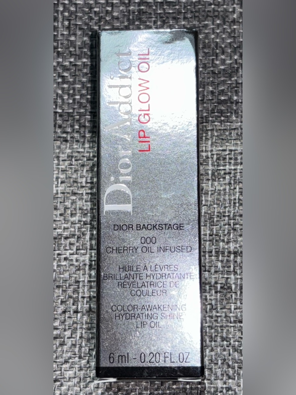 Authentic Dior Addict Lip Glow Oil in the shade #000 Universal Clear